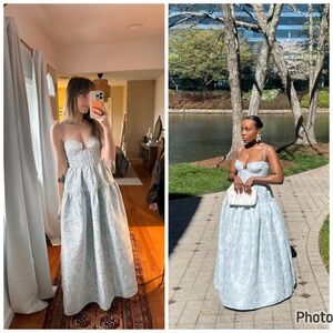 Chic White Floral Maxi Dress